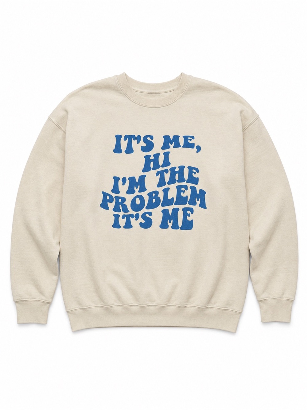 Antihero T.S. Song inspired Women’s Cream Crewneck Sweatshirt